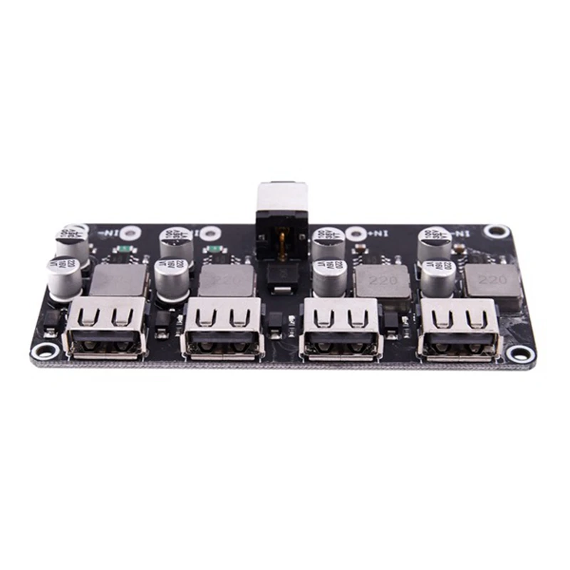 QC3.0 QC2.0 USB Fast Charger Board 4XUSB Port DC-DC Converter DC12V-30V To DC 3-12V Charging Circuit Module image 4