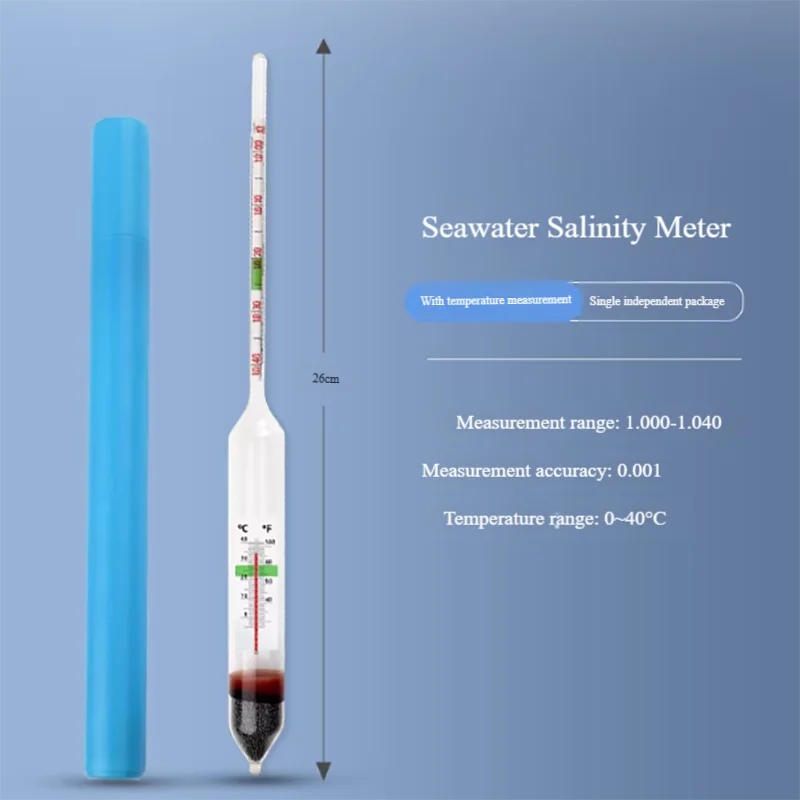 Salt measurement optical salinity meter seawater density meter hydrometer aquaculture salinity meter brine salinity meter