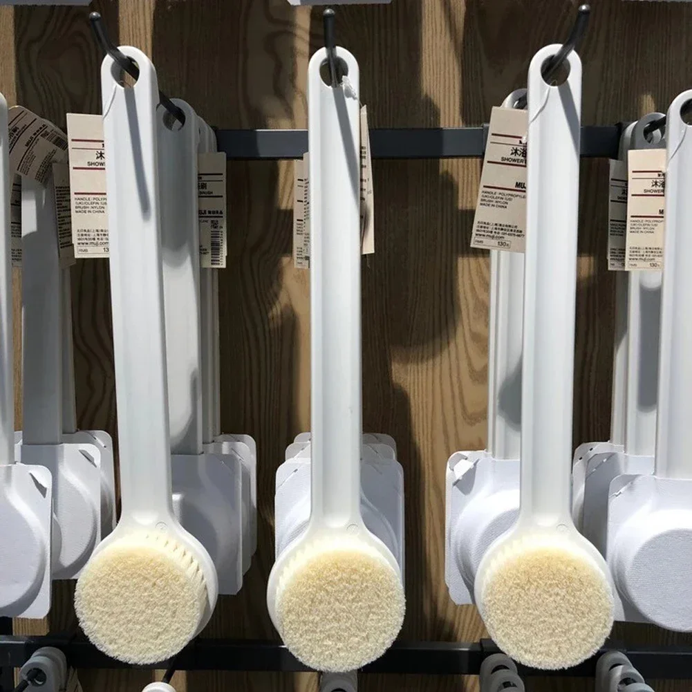 2024New فرشاة حمام مقبض طويل التقشير فرك الجلد مدلك تقشير فرشاة الحمام الظهر الجسم حمام دش تنظيف فرش