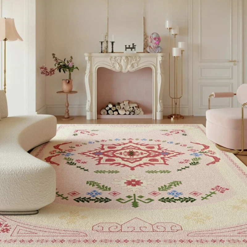 Living room carpet, bedroom washable leave-in soundproof floor mats, sofa coffee table leisure area mat