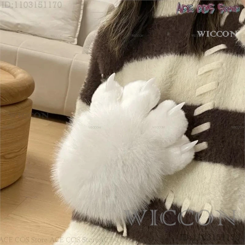 Furry Paw Gloves Cosplay Costumes Cat Sheep Claw Rabbit Fursuit Animal Claw Cute Furry Animal Cosplay Prop Claw Cat Claw Glove