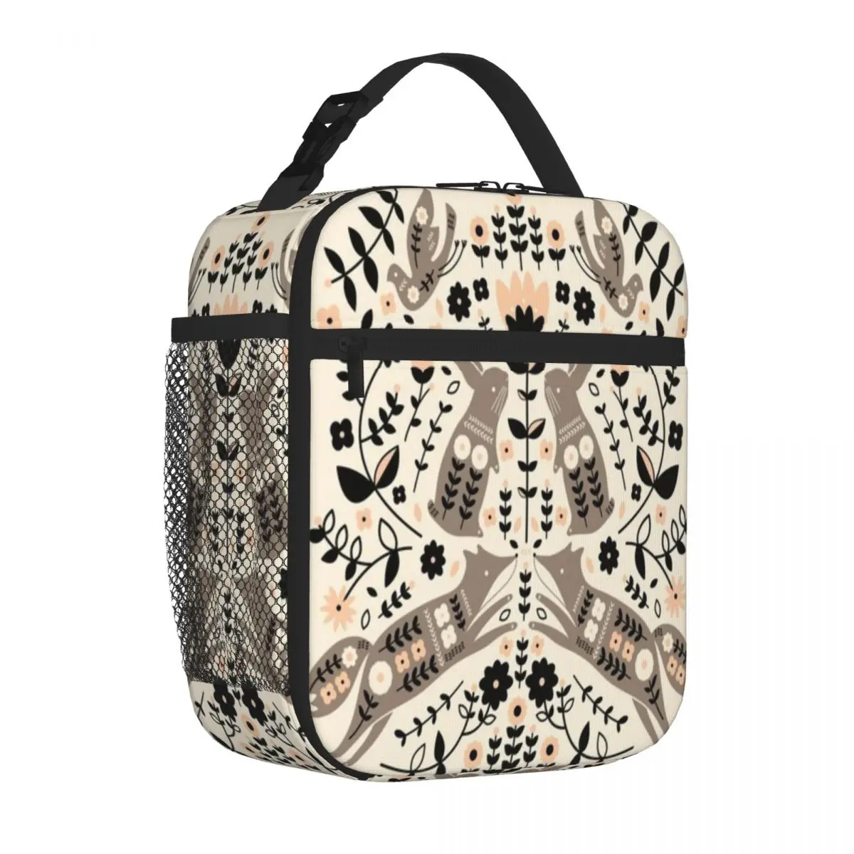 Hot Sale Woodland Folklore Outdoor Rugged Small Lunch Bag School Break Time Reusable Lunch Bag