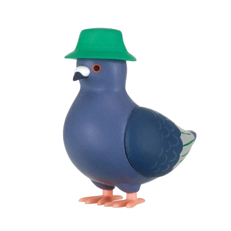 KITAN CLUB Original Gashapon Capsule Toys Figure Kawaii Gentleman Pigeon Bird Cap Cute Miniature Figurine Anime Desktop Decor