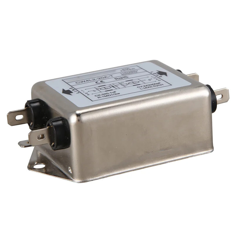

B84B-5X Power EMI Filter CW4L2-20A-T Single Phase AC 115V / 250V 20A 50/60HZ