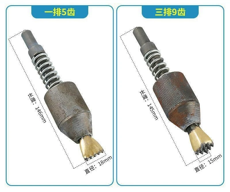 Stone Carving Hammer Chisel Head, Litchi Face Cutting Tip for Pneumatic Engraving Pen