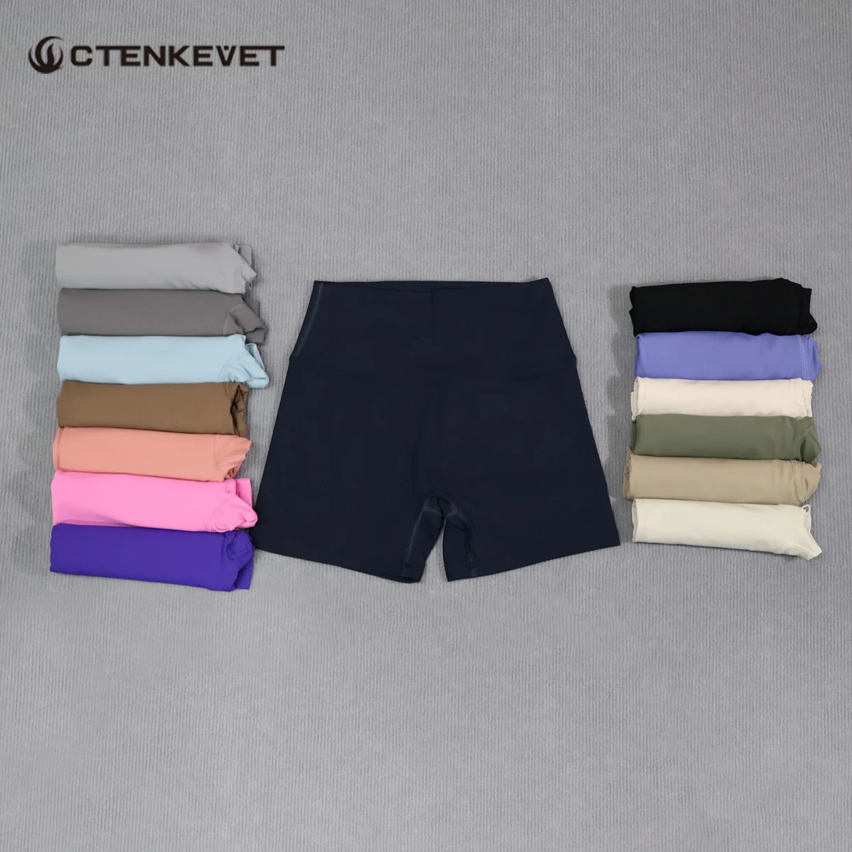 High Waist Women's Sports Shorts Push-Up Gym Leggings Soft Quick-Drying Workout Fitness Running Clothing Yoga Train Shorts