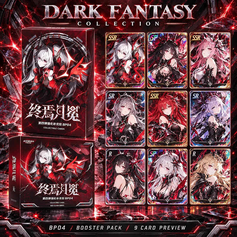 New Card.fun Punishing Gray Raven BP04 Final Moon Crown Supplement Pack Official TCG Battle Cards Anime Tabletop Game Hobby Gift