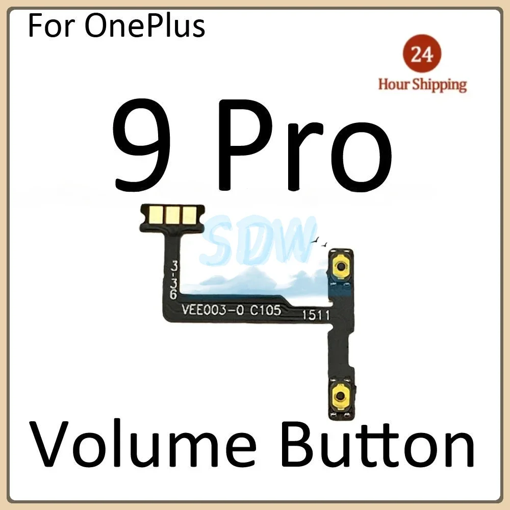 . Power ON OFF Mute Switch Control Key Volume Button Flex Cable For OnePlus 7 7T 8T 8 9 Pro Replacement Parts