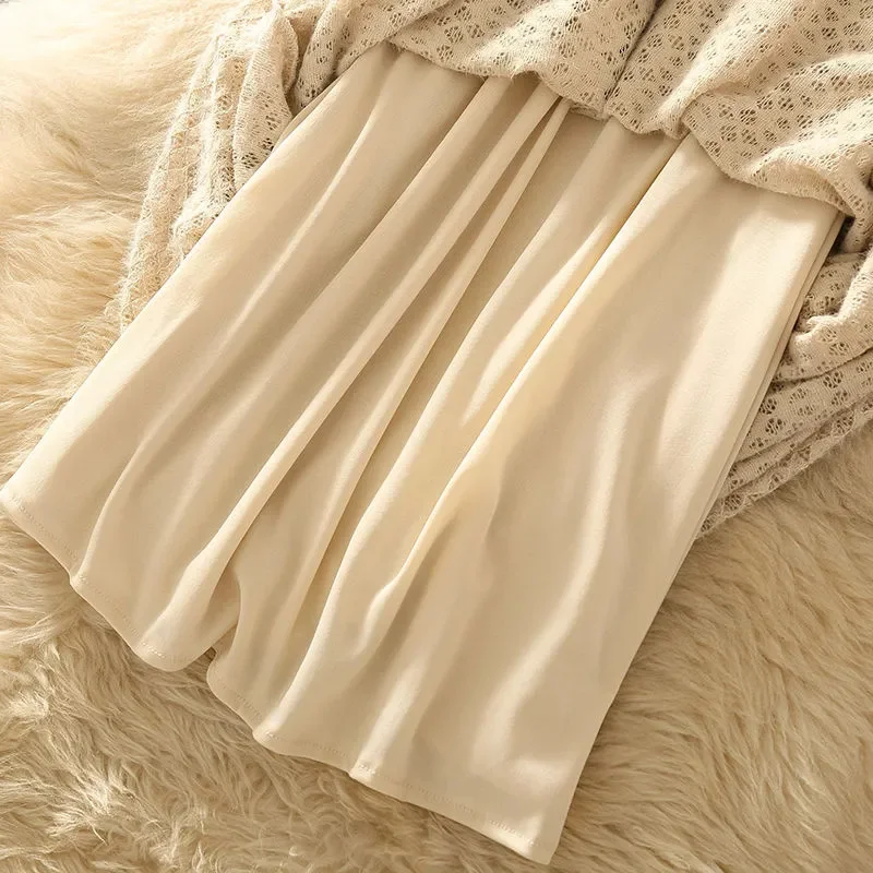 Women Long Sleeved Knitted Dress 2024 Autumn New Ladies Knitt Dresses Fashionable Stunning Young Dress Lady Vestidos