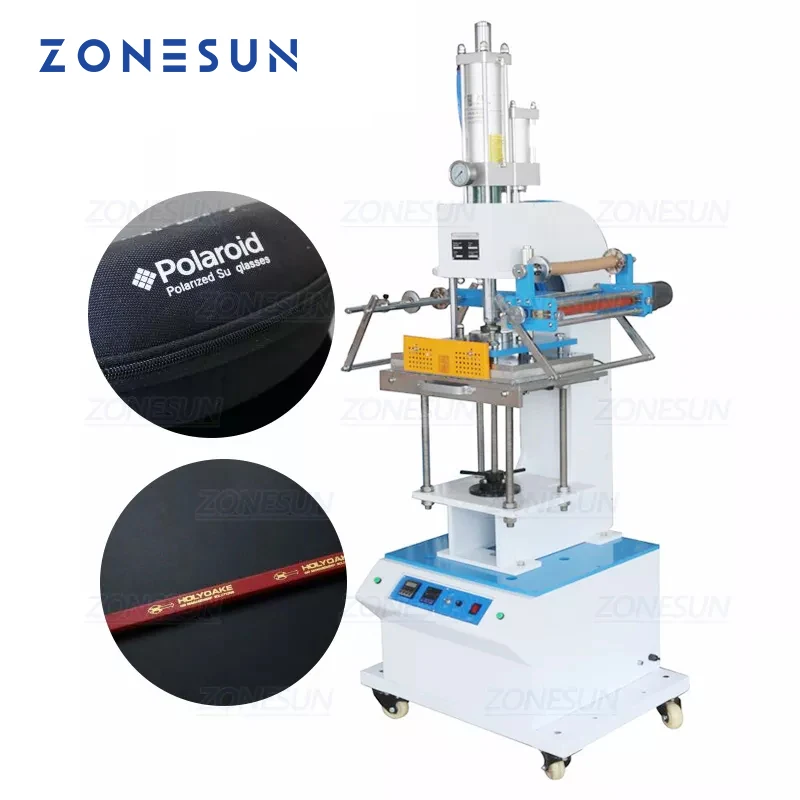 ZONESUN ZY-819Q2 Semi Automatic Leather Hot Foil Stamping Machine Printing Machine Heat Press Machine