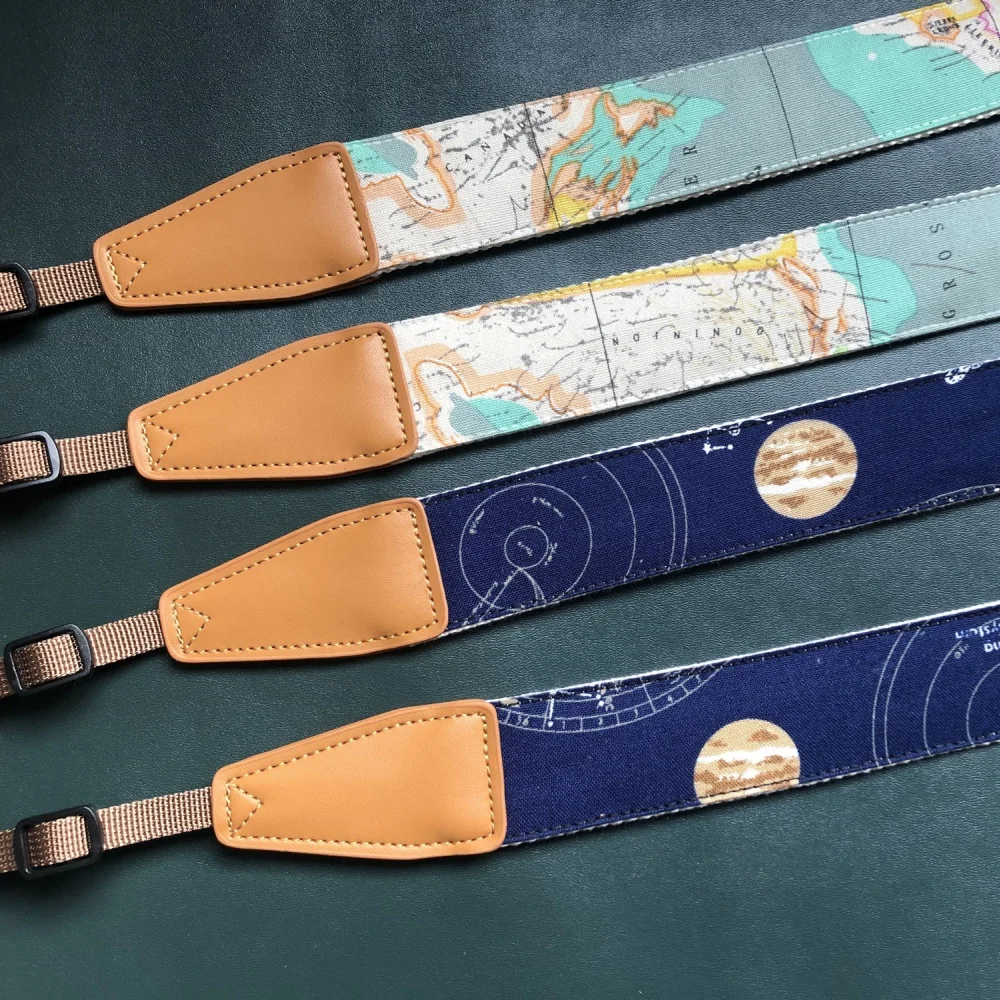 

Space Print Camera Neck Shoulder Strap Wrist Strap for Nikon Z52 ZF Sony Leica Canon Fuji X100VI Lumix Photography Accessories