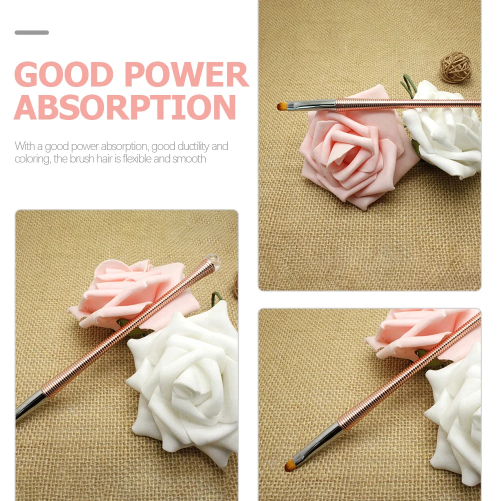 3Pcs Nail Art Pen Professional Manicure Brush Set Flexible Fine Tip for Detailed Nail Painting Design Tools Kit Accessories