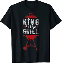 NEW LIMITED BBQ Smoker Dad King Of The Grill T-Shirt