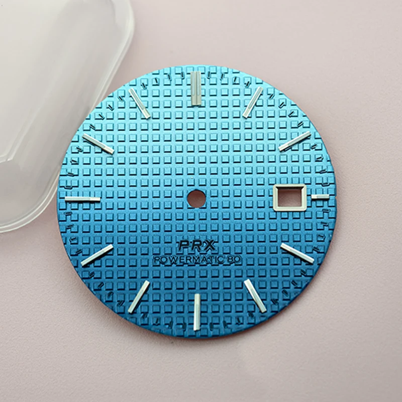 Dia 31.8mm PRX Super Player Watch Green Luminous Watch Dial Fits NH35 NH36 NH38 4R35 4R36 7S Movement Watch Accessories Refit