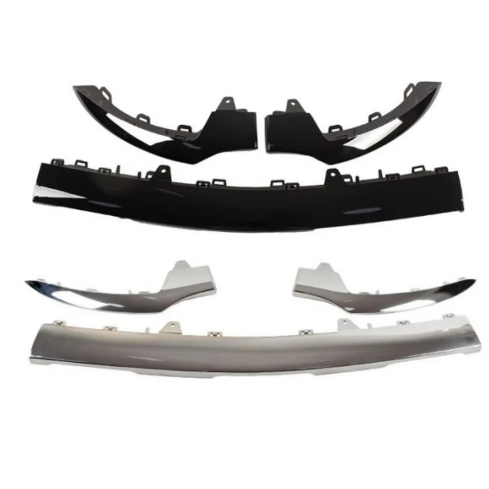 Front bumper chrome trim strip A2928850300 A2928850400 A2928852400 A2928852300 For Benz GLE-Class W292 2016-2019 GLE350 GLE400