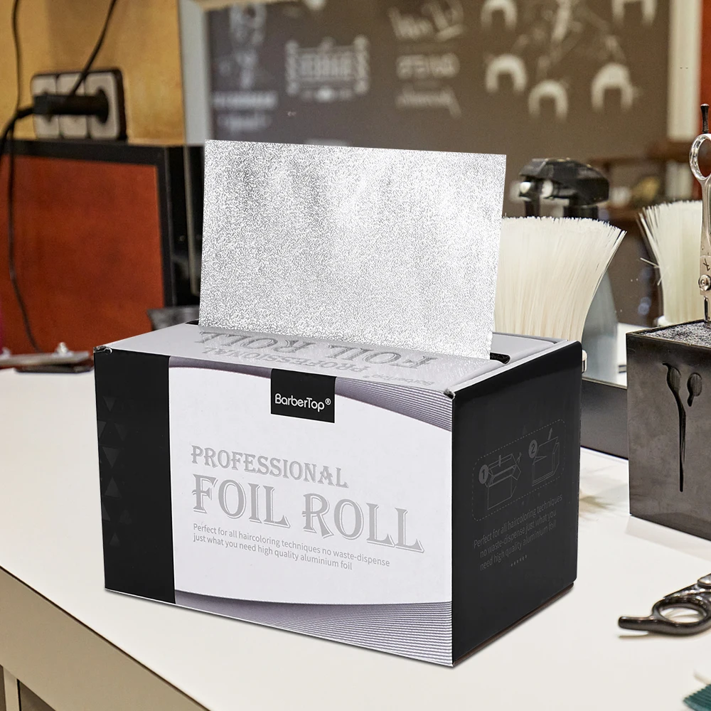 

Non-Stick Hair Foil Sheets for Highlights & Perm, Salon-Grade Aluminum Foil, Strong & Tear-Resistant, Styling Color Tools