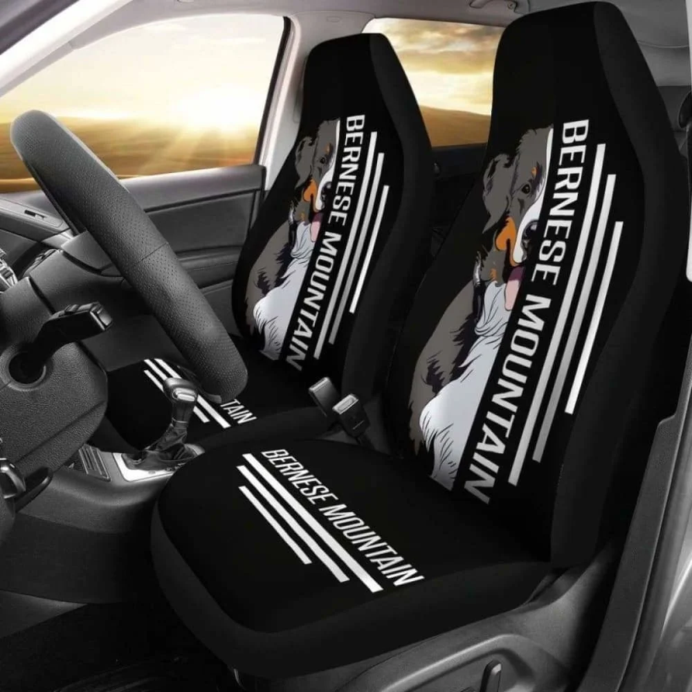 Bernese Mountain Car Seat Covers 23 Pack of 2 Universal Front Seat Protective Cover