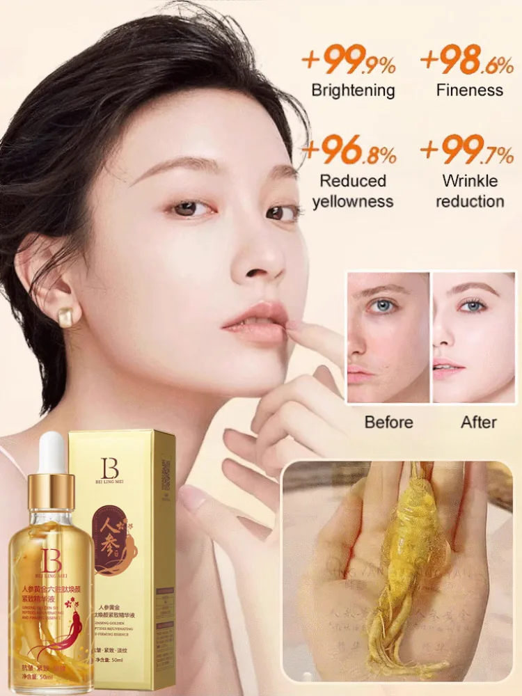 Firming Serum Lightening Brightening Hexapeptide Firming AntiWrinkle Ginseng Resurfacing Serum