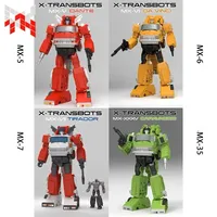 X-Transbots Transformation MX-5 Inferno Dante MX-6 Grapple DA VINCI MX-7 Tirador MX-35 Caravangio Action Figure Robot