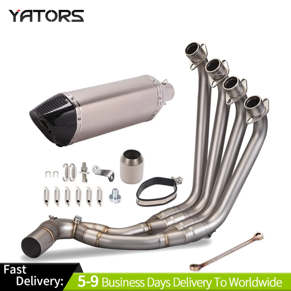 

Slip On Escape Exhaust Systems Exhausts Pipes For Honda CBR650R CBR650F CB650F CB650R 14-23 Whole Exhaust Pipe