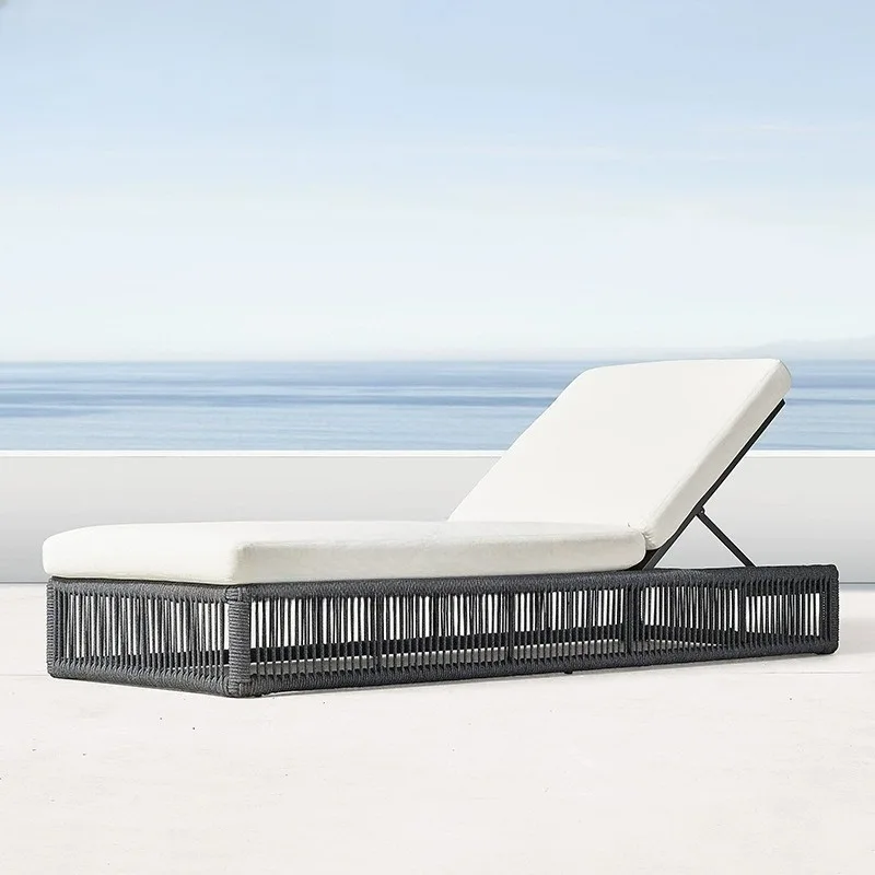 Outdoor villa, courtyard, pool, beach chairs, relaxing garden, terrace, sunbathing