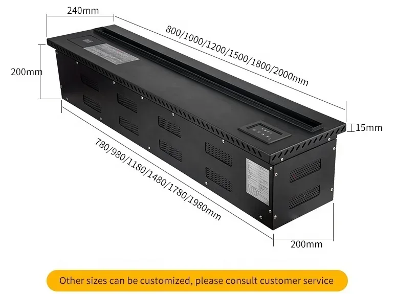 Печь с имитацией цветного пламени 1500 мм, электрический камин, украшение гостиной, электрический дымоход, паровой камин