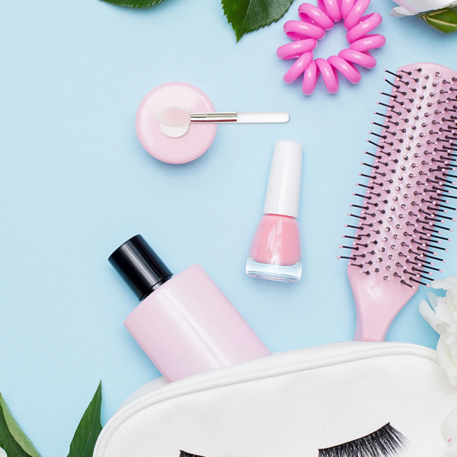 

12Pcs Makeup Brush Lid Silicone Lip Brush Cover Anti-Dust Protective Cap Reusable Space-Saving Holder for Outdoor Travel Needs