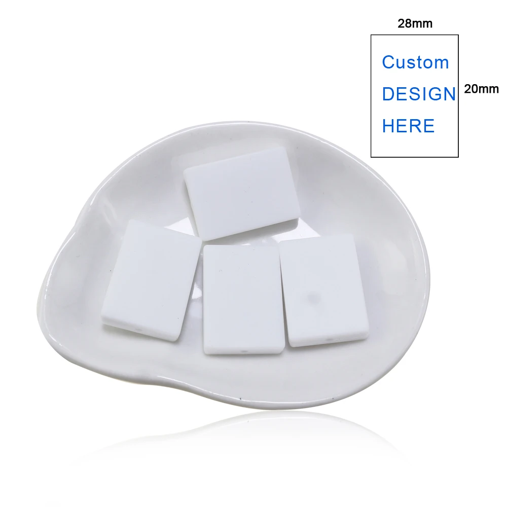 100Pcs Free Sample Custom Print Silicone Focal Beads Design Your Beads Round Heart Rectangle Square For Making Pens