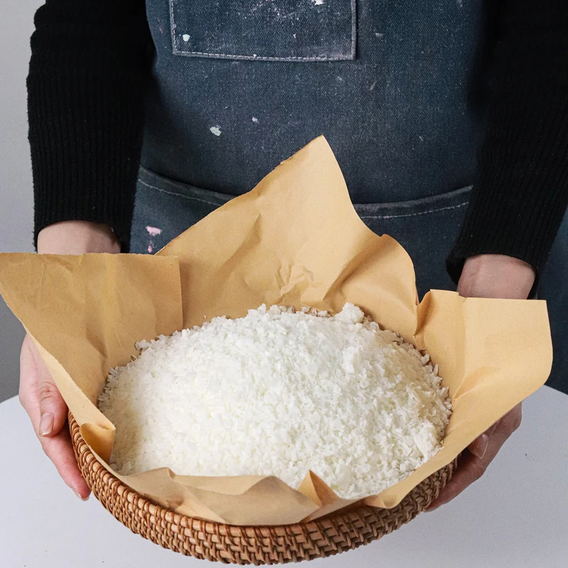 شمع الصويا النقي مادة البارافين قبل الصويا الشمع الأساسية أصباغ الروائح شمع البارافين النقي لتقوم بها بنفسك الشموع اليدوية الحرف 250 جرام/1 كجم