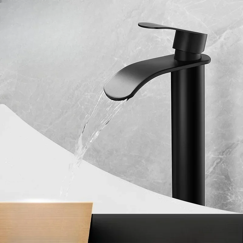 

Wash Basin Faucet Bathroom Basin Hot and Cold Dual-use Faucet Bathroom Cabinet Toilet Above Counter Basin Waterfall Faucet