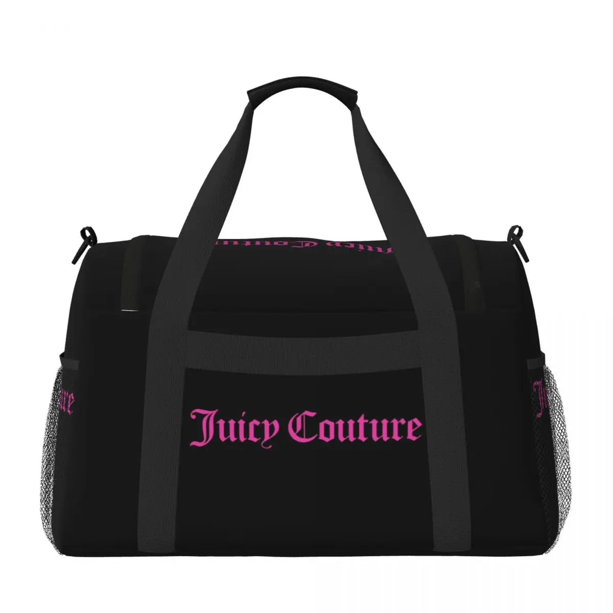 Round Large Capacity Travel Duffel Bag Hot-Sale-Juicy-Couture-Style Tote Large Capacity Weekender Gym Sport Holdall