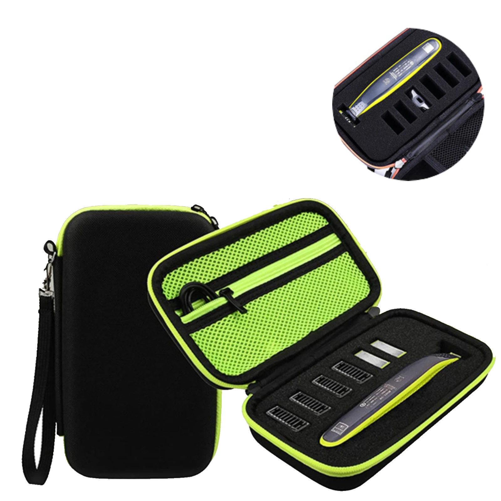 Razor Shaver Storage Bag Shaver Carrying Case for Philips OneBlade Razor Travel Bag Shockproof EVA Shaver Razor Holder Storage