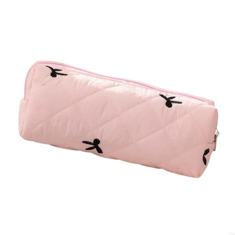 Y5lb Bowknot Print Pencil Case Case High емкость