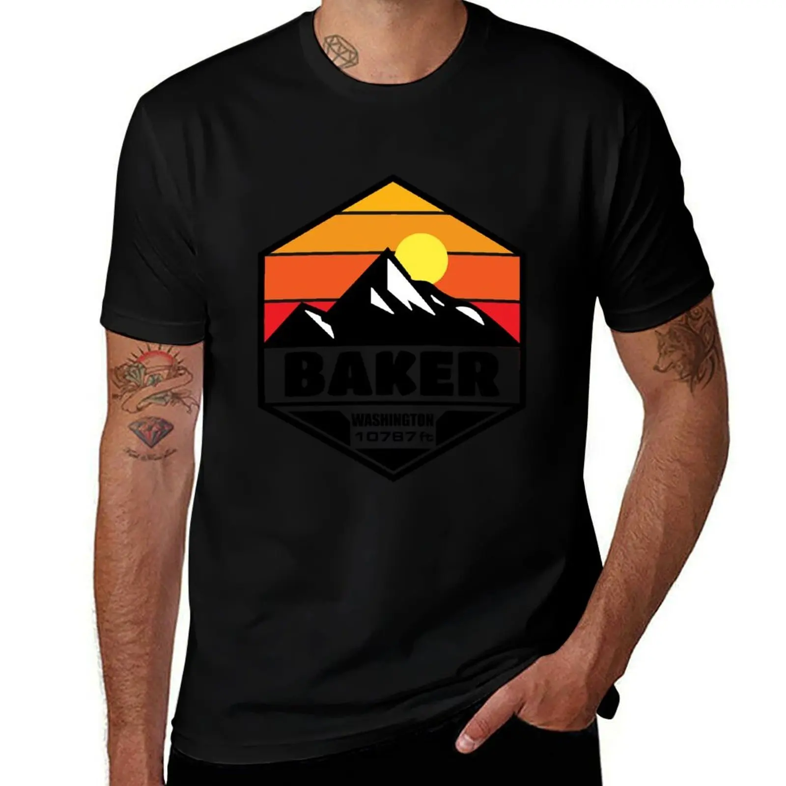

Mount baker T-Shirt t shirt man luxury t shirt man designer T-Shirt
