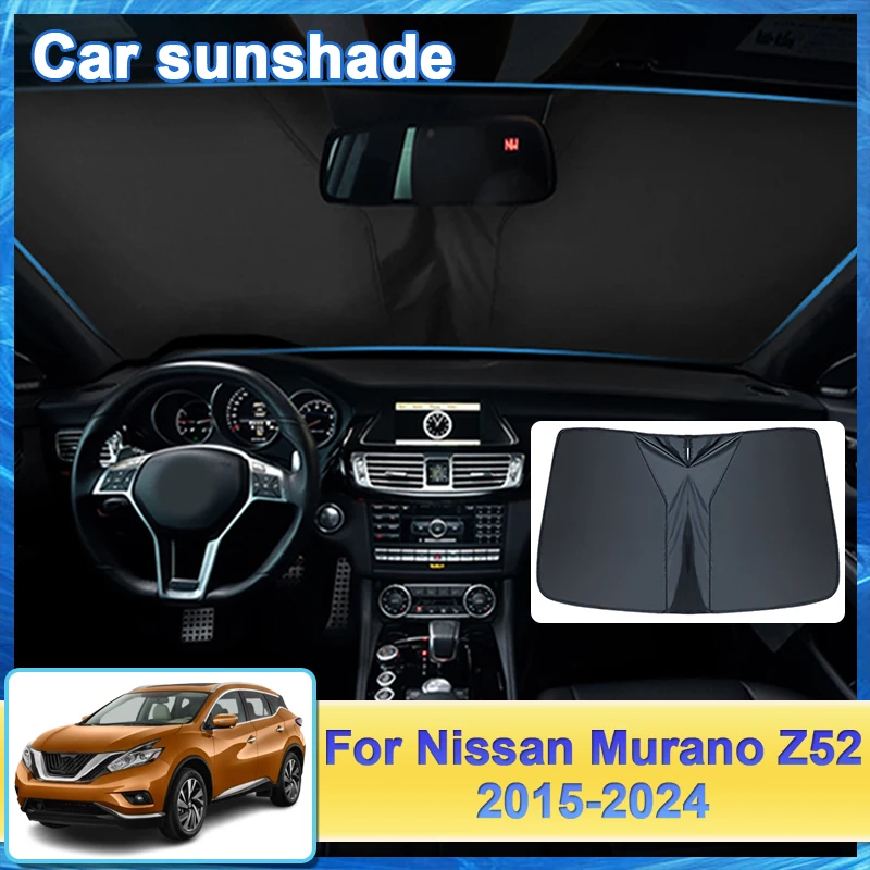 

Солнцезащитный козырек для автомобиля Nissan Murano Z52 (MK3) 2015-2024, полное покрытие, защита от солнца и посторонних глаз, аксессуары