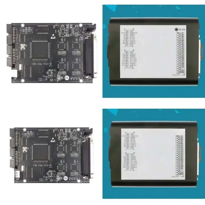 32 Single-ended Analog Input USB DAQ Synchronous 50KHz Data Acquisition 16-bit AD 2DA 16DI 16DO for C Labview Matlab