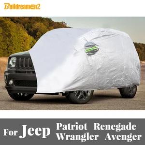 Full cover for car, for Jeep Patriot Renegade Wrangler Avenger SUV, outdoor sun, snow, rain, ice, dust, resistant, suitable for all stations 10 Main Sales Jeep Wrangler Capout - №6