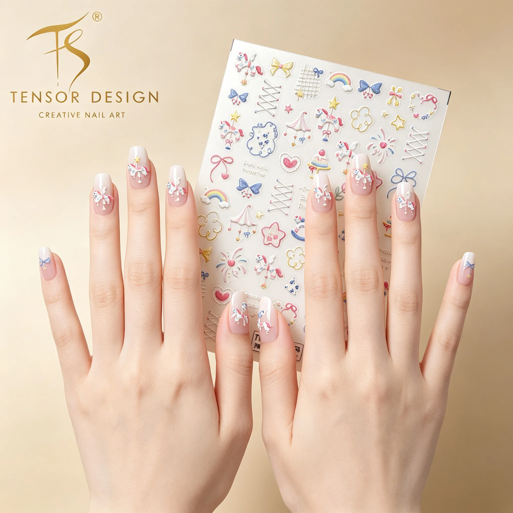 Autocollants 5D en relief TENS - Nail Art Elegan avis et prix
