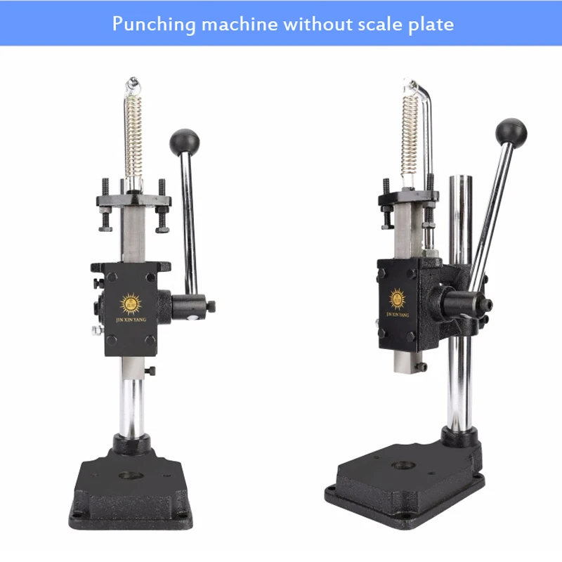 Bench Drill Press Hand Tool Manual Press Drill Chuck Hand-Punch Benchtop Drill Press Drilling Machine DIY Crafts Tool