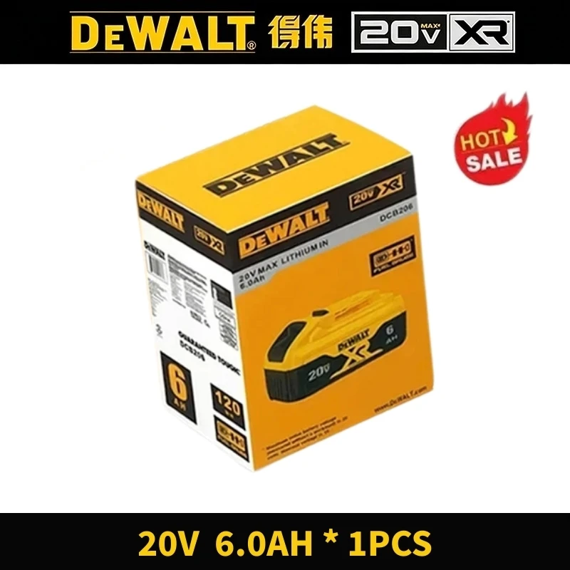 Original Flexvolt DEWALT 20V/60V Battery, for DCB606 DCB205 DCB206 DCB609 Power Tool 20V Battery, 5AH 6AH 9AH Dewalt Battery image 3
