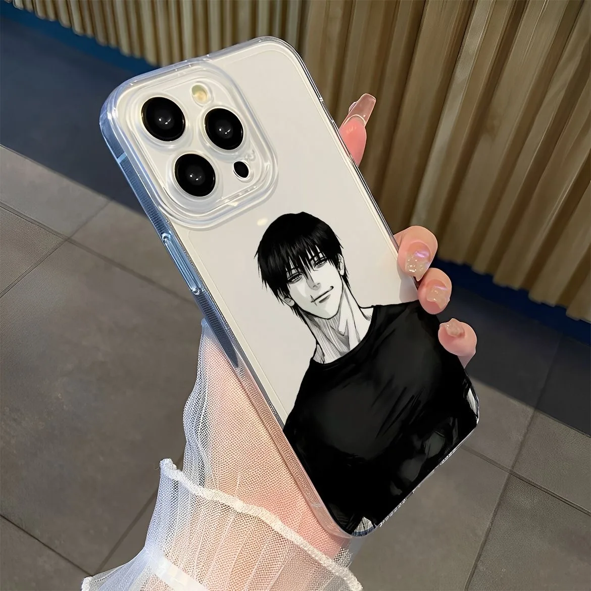 انمي ياباني ظالم Fushiguro Toji Geto Suguru واضح لينة حماية آيفون 16 15 14 13 12 11 14 برو ماكس غطاء #5