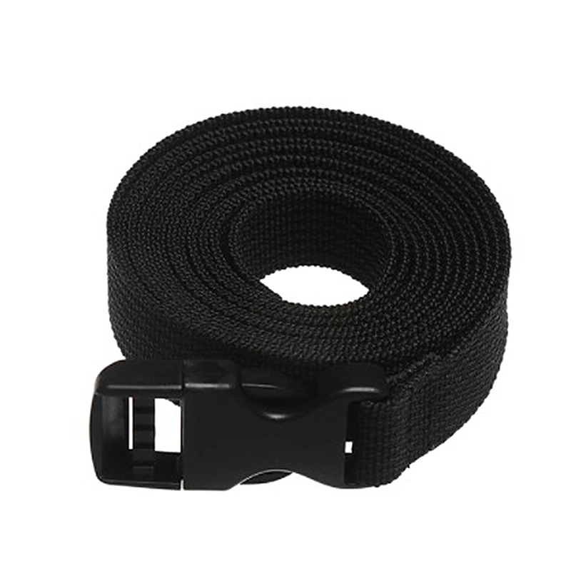 Travel Tied Nylon Cargo Tie Down Luggage Black Durable Lash Belt Strap With Cam Buckle Travel Kits Outdoor Camping Tool