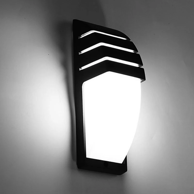 Lampada da parete per esterni a LED sensore di movimento Radar impermeabile luce a led lampada da parete per esterni lampada da portico luce esterna