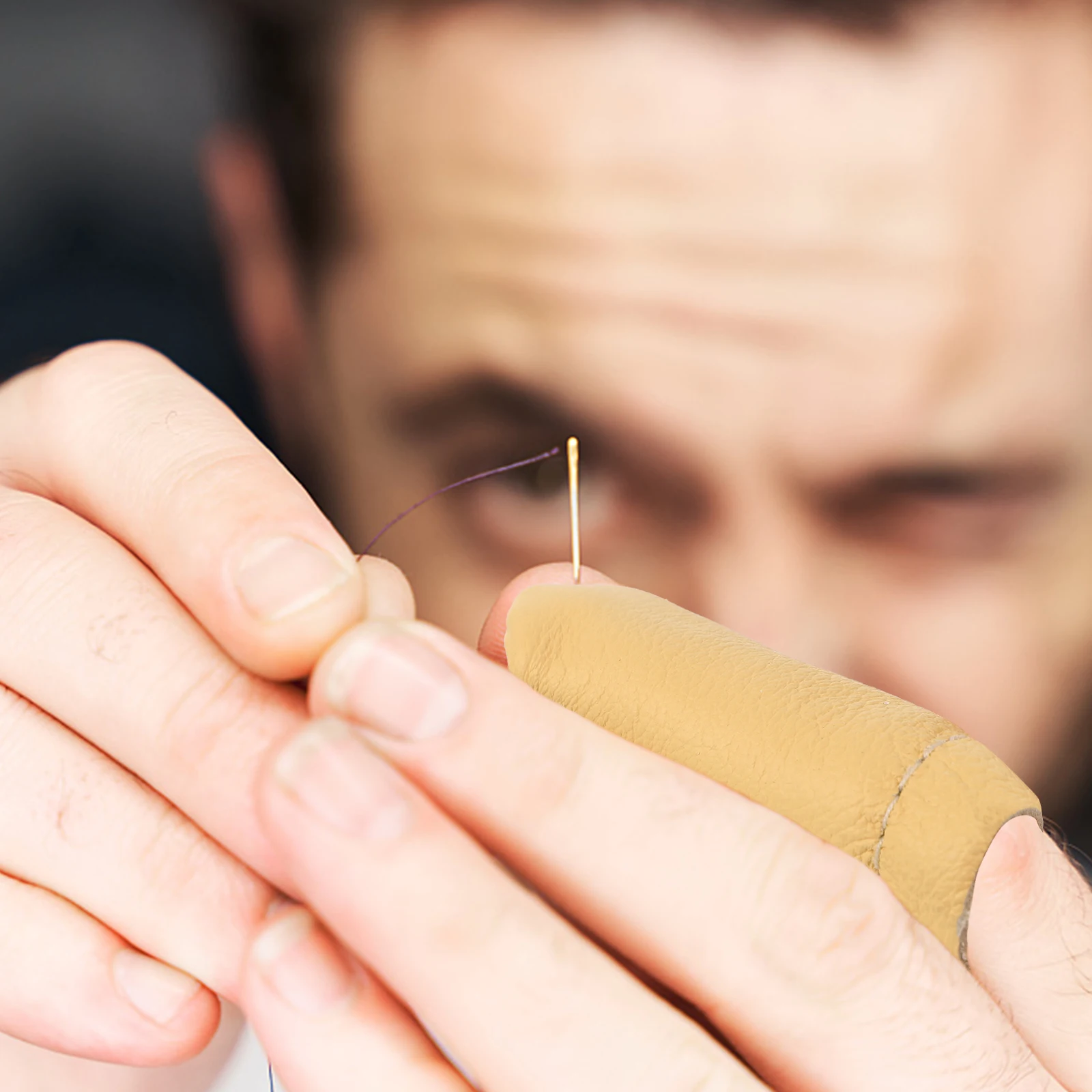 20個の指ガード 縫製やフェルト用 強力で柔軟な保護キャップ 編み物DIY工芸品に最適