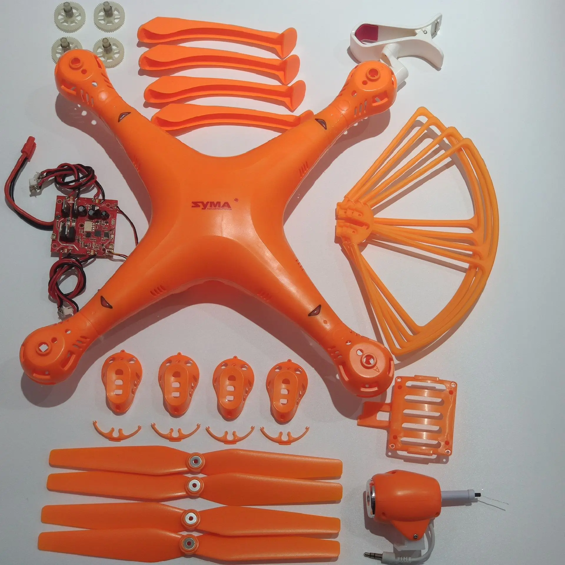 X8W Drone SYMA Quadcopter Spare Part Body Shell / Camera / Propeller / Protective Frame / Landing Skid / Motor Frame / Receiver