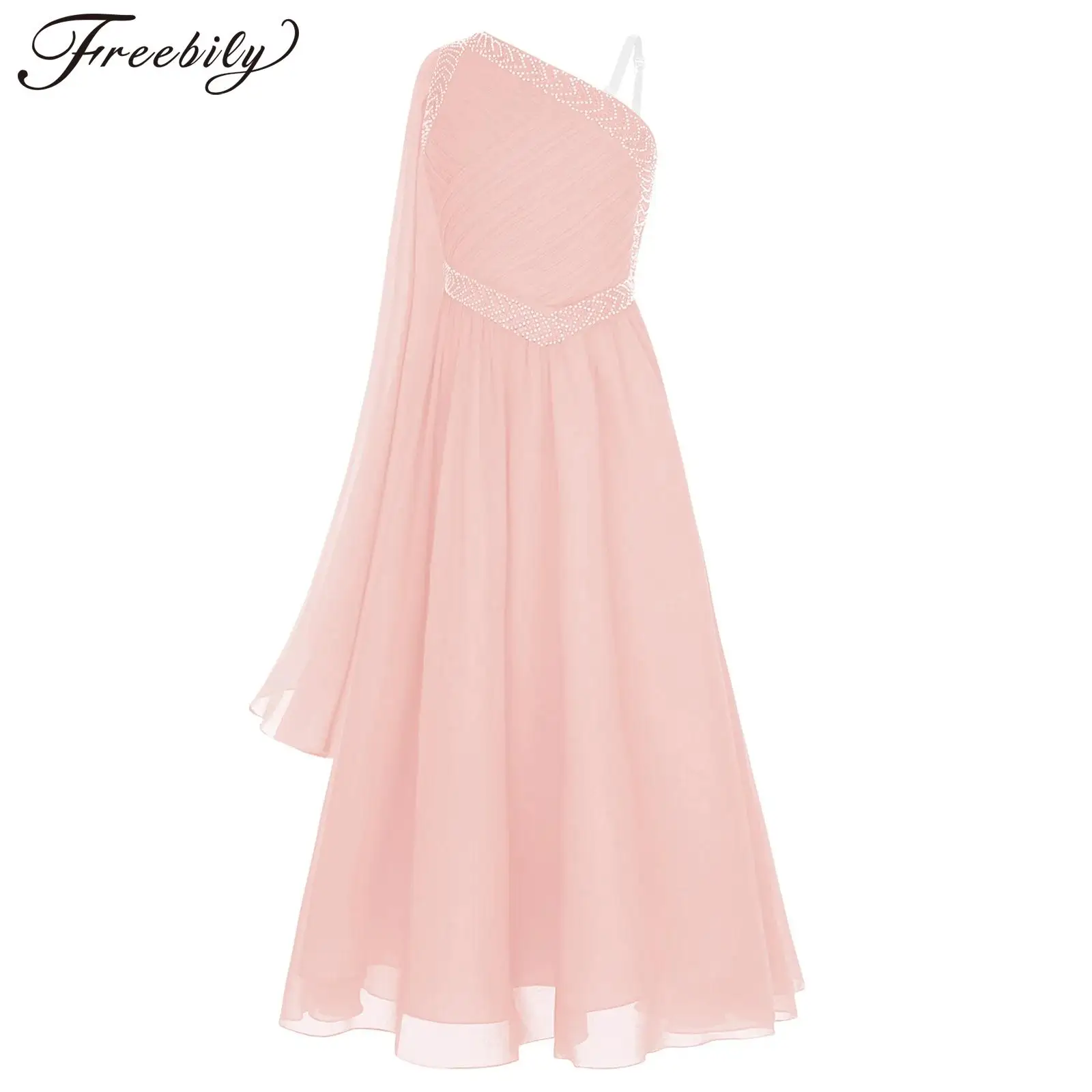 

Children Elegant Chiffon Maxi Carnival Costume Stage Show Evening Prom Birthday Girls Party Dress Cosplay Princess Dresses