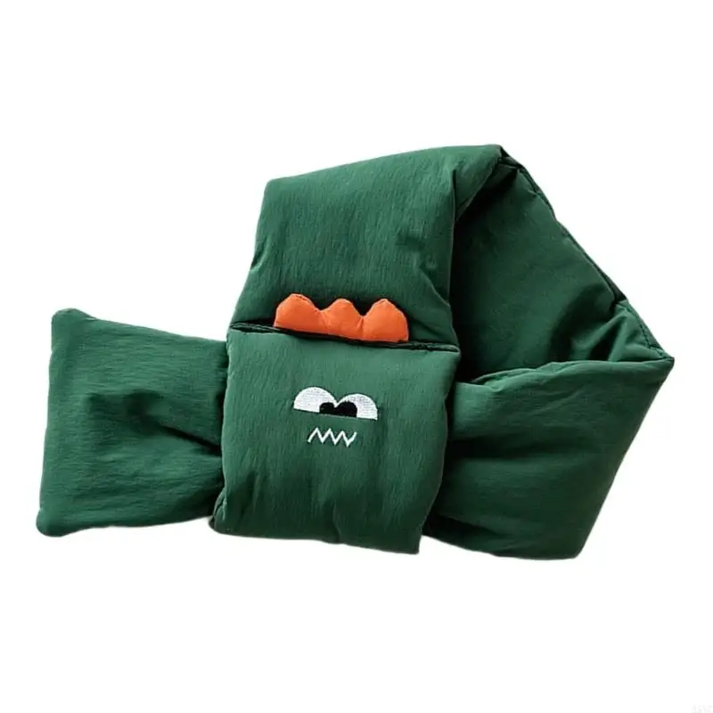 وشاح قطني مريح مريح A5YC مع تصميم الدب رائعتين للرضع والأطفال الصغار الطقس البارد ملحق أساسي