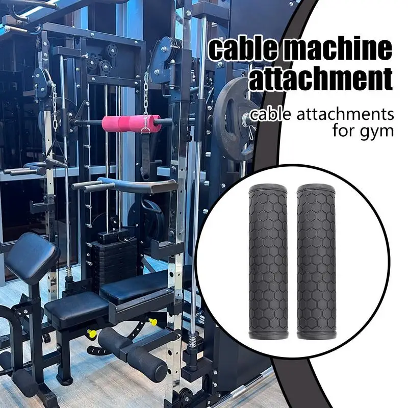 

Abs Core Grips 2X Heavy Duty Replacement Grips For Fitness Equipment Ergonomic Working Out Handle For Cable Machine Resistance