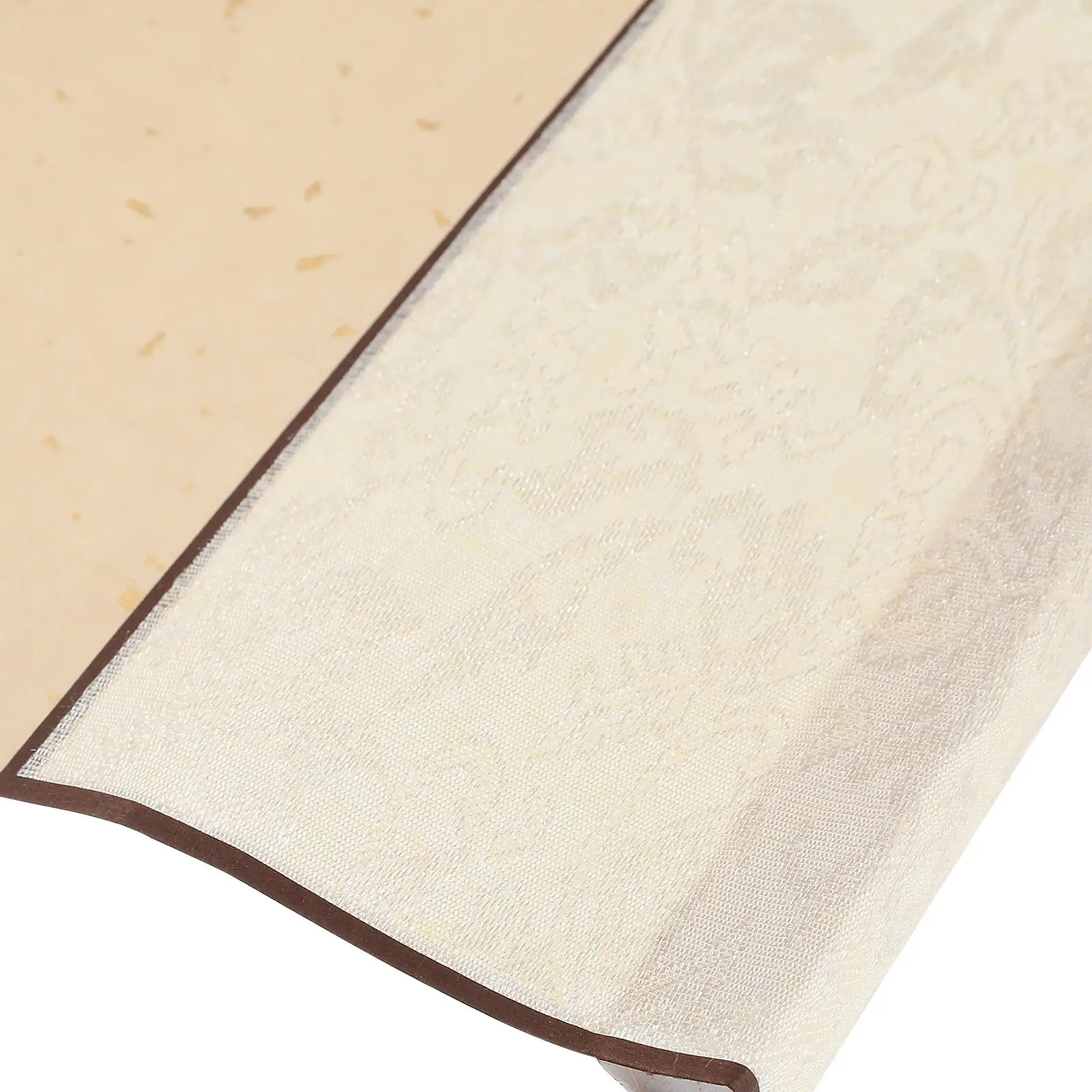 Blank Hanging Scroll 4ft Semi Raw Red Gold Xuan Paper Random Pattern Calligraphy Painting Supply Easy Storage High Quality