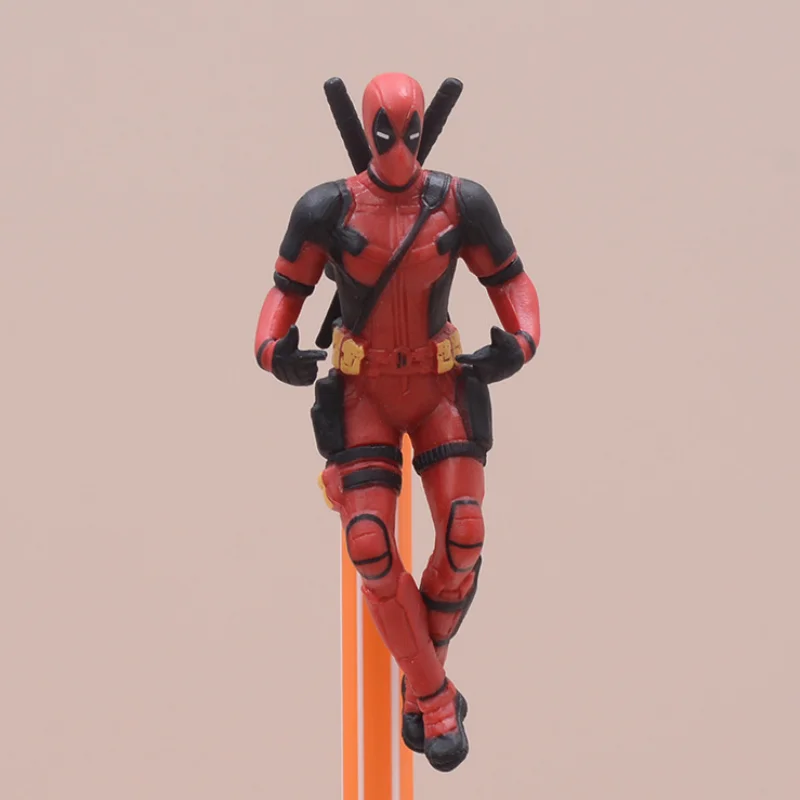 Deadpools-3 modelos de adornos para niños, figuras de película de Héroes, muñecas, bolígrafos, decoraciones de papelería, juguetes para estudiantes, regalos de regreso a la escuela